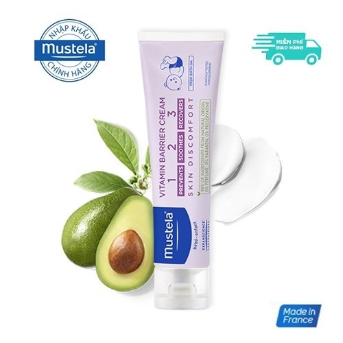 Kem Chống Hăm Tã Cho Em Bé Mustela VITAMIN BARRIER CREAM 50ML/100ML