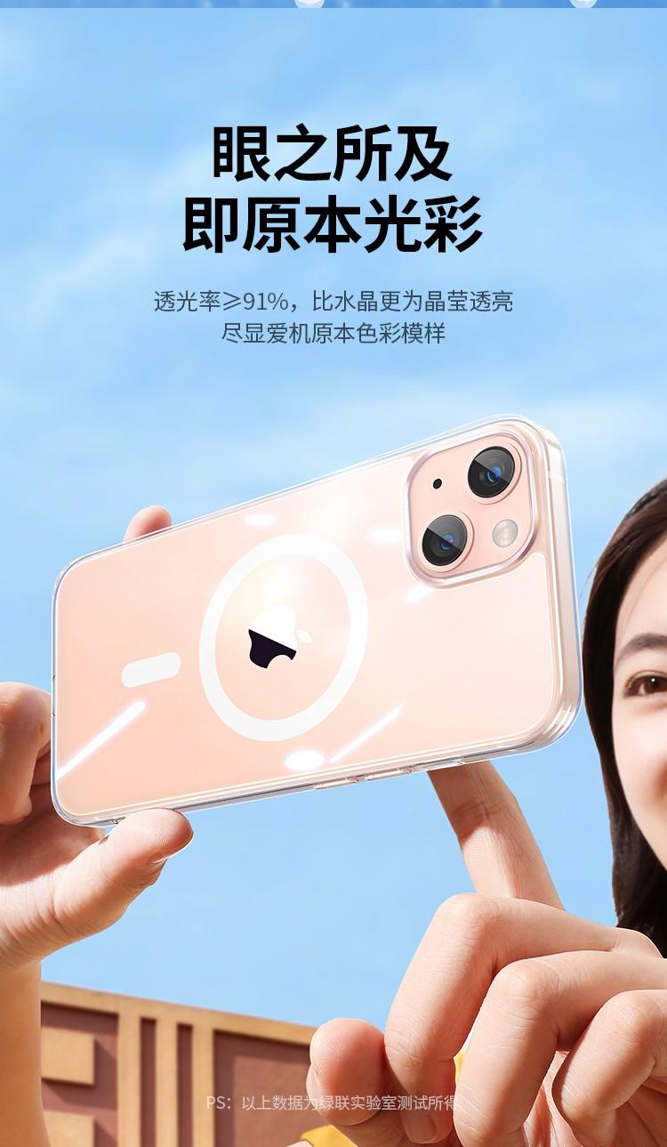 Ugreen UG90132LP537TK Trong Suốt hổ trợ sạc không dây Ốp Lưng Iphone 13 Pro 6.1inch - HÀNG CHÍNH HÃNG