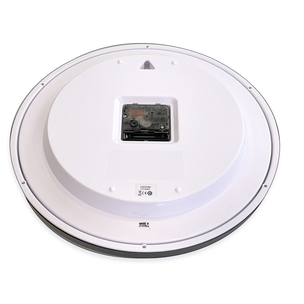 Đồng hồ treo tường Nhật Bản Rhythm CMG589BR76 – Kt 32.0 x 4.8cm, 760g. Vỏ nhựa. Dùng Pin.