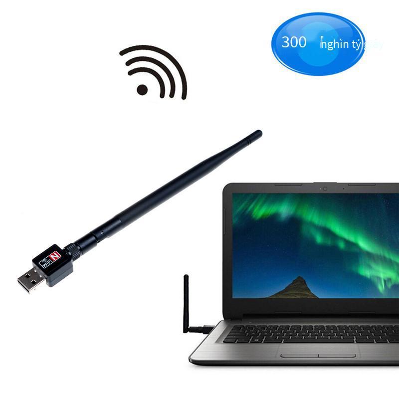 Đảm bảo chất lượng card mạng không dây 300M card mạng usb card mạng không dây thu wifi phát máy tính để bàn wifi không dây