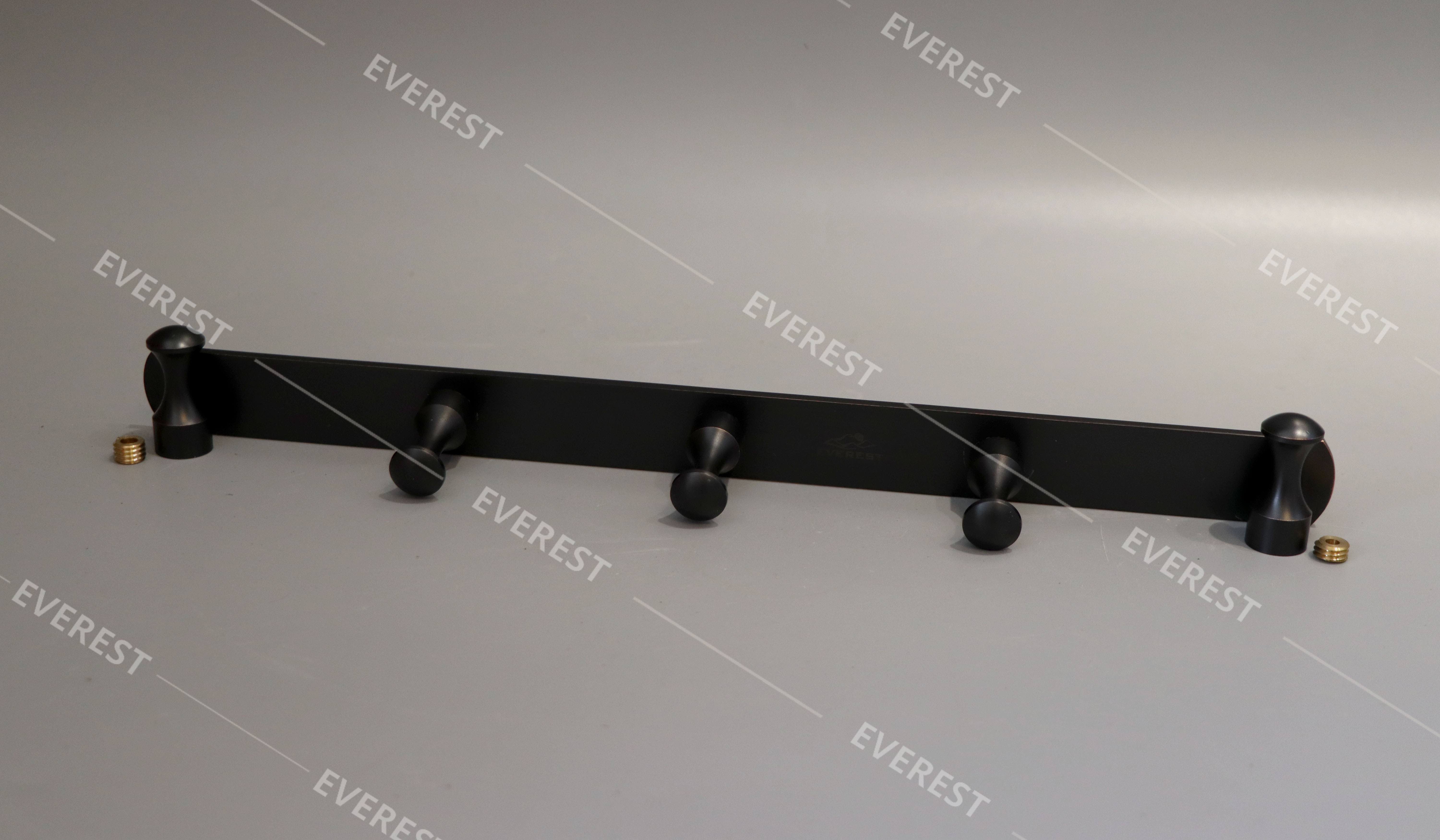 Móc treo áo bằng đồng đen EVEREST EV-VĐ73