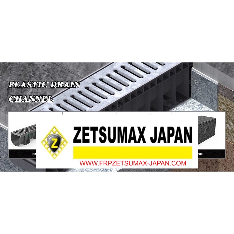 Rãnh Thoát Nước, Cống Thoát Nước Zetsumax -Japan Nhựa Hdpe Độ Bền Cao Chống Ăn Mòn Kích Thước(R)400 x (C)400 x (D)1000mm