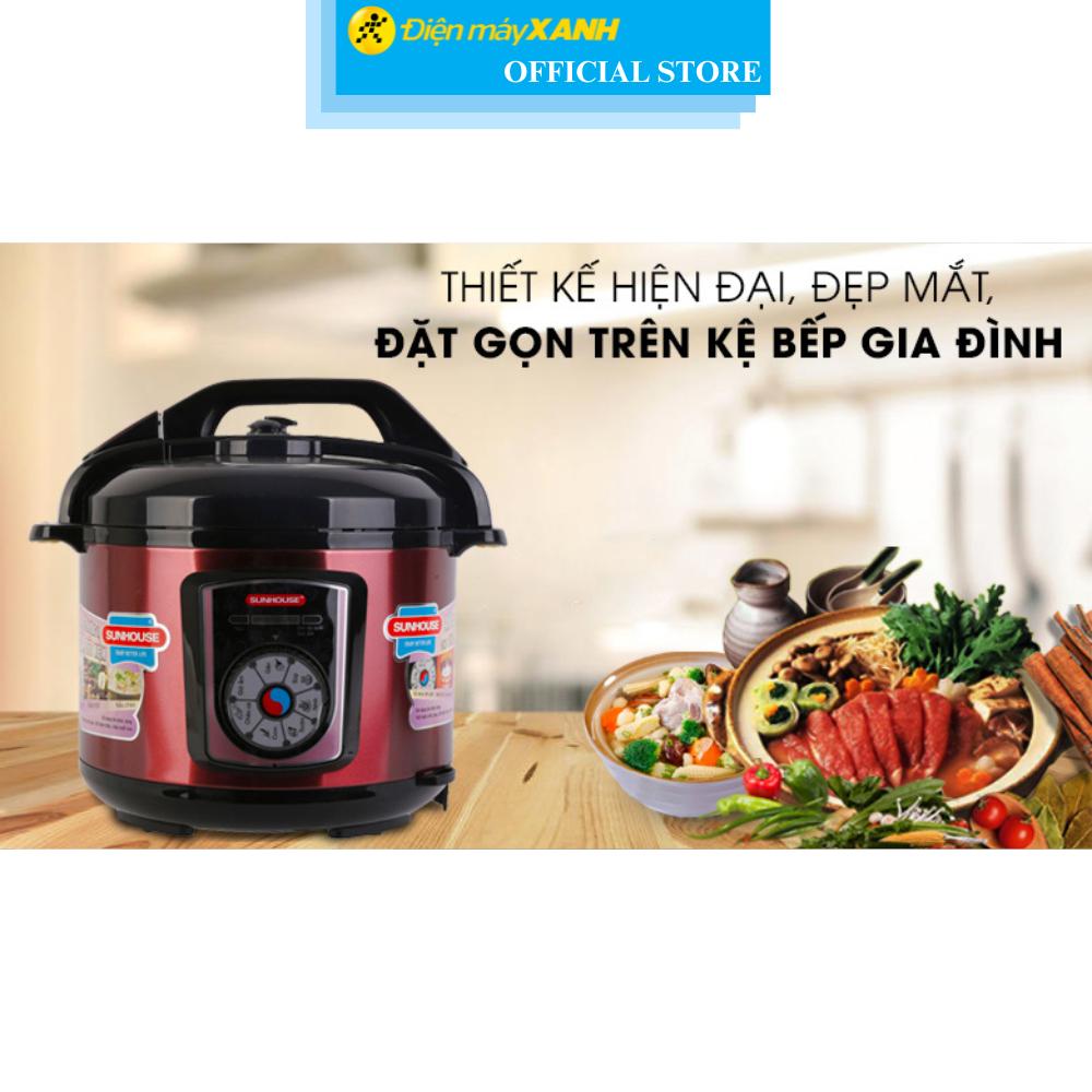 Nồi áp suất điện Sunhouse SHD1755 5 lít - Hàng Chính Hãng
