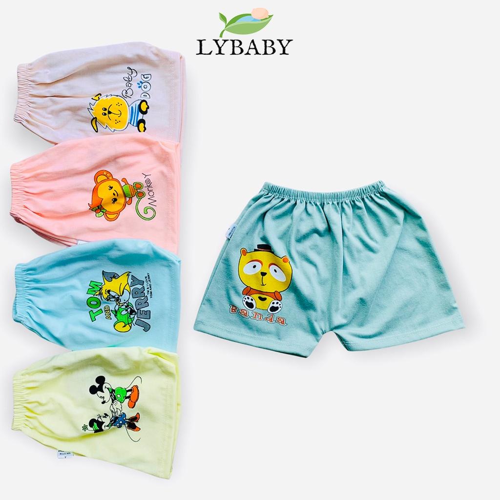 Quần Chục LYBABY Cho Bé Quần Ngắn Cotton Cho Bé Trai Bé Gái In Mông QC02