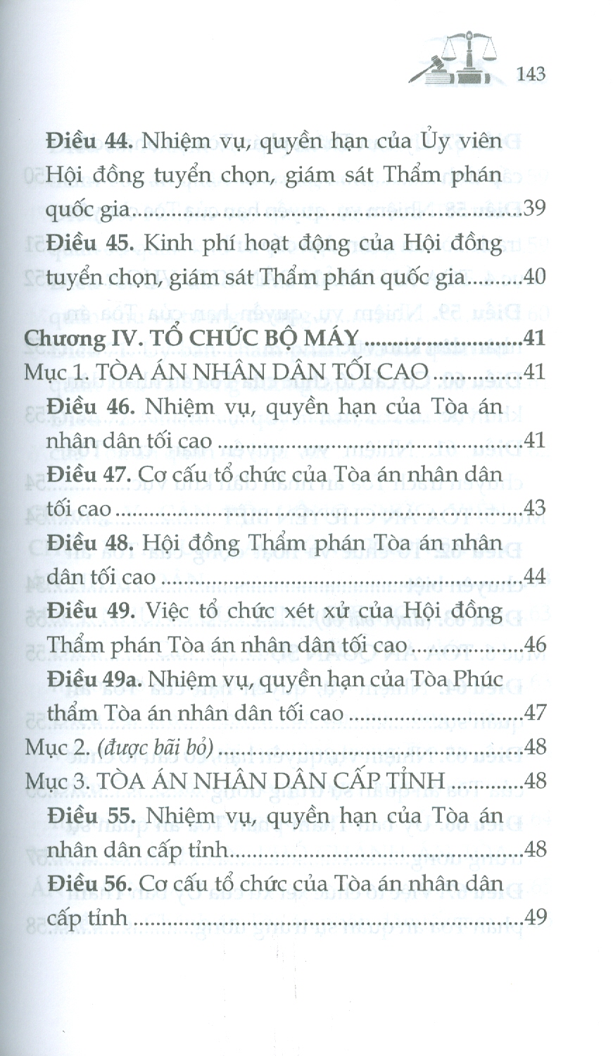 Luật Tổ Chức Toà Án Nhân Dân Năm 2024 (Sửa Đổi, Bổ Sung Năm 2025)