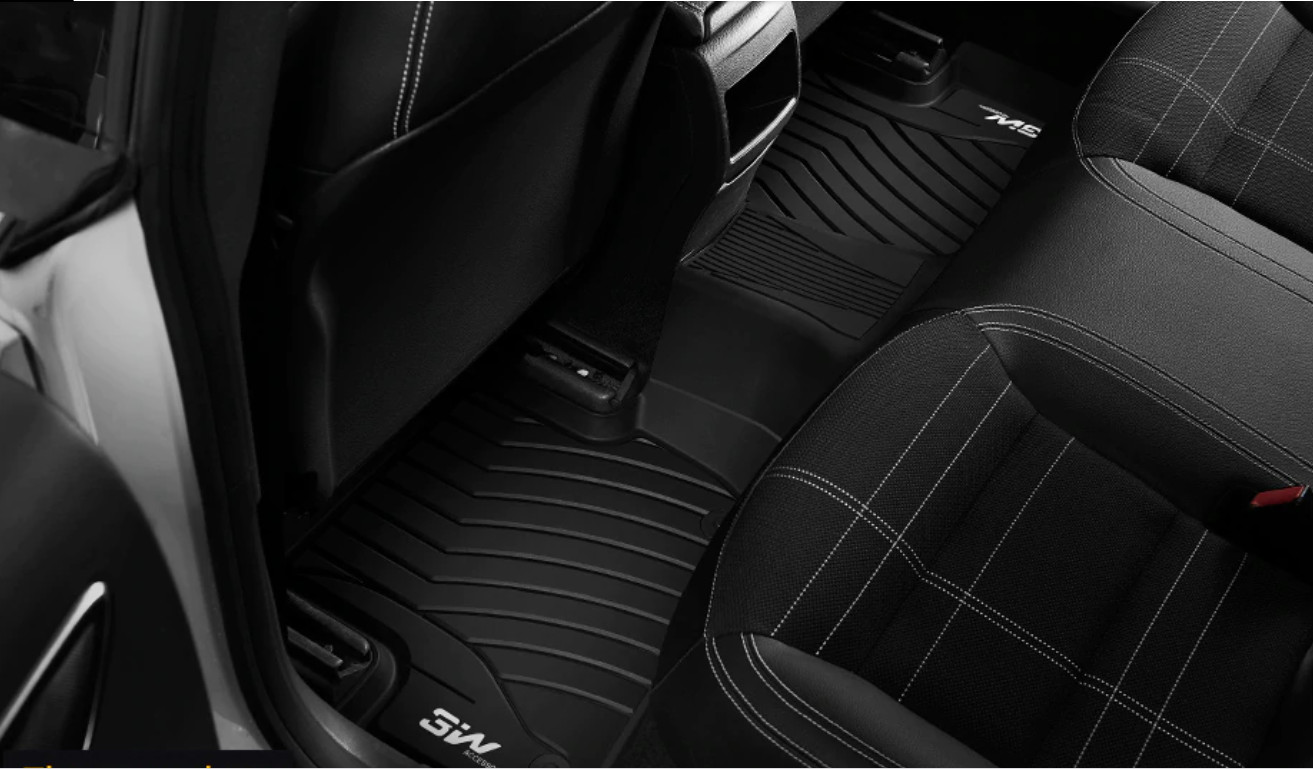 Thảm lót sàn xe ô tô dành cho Mercedes GLE 2019- đến nay - chất liệu nhựa TPE đúc khuôn cao cấp - màu đen