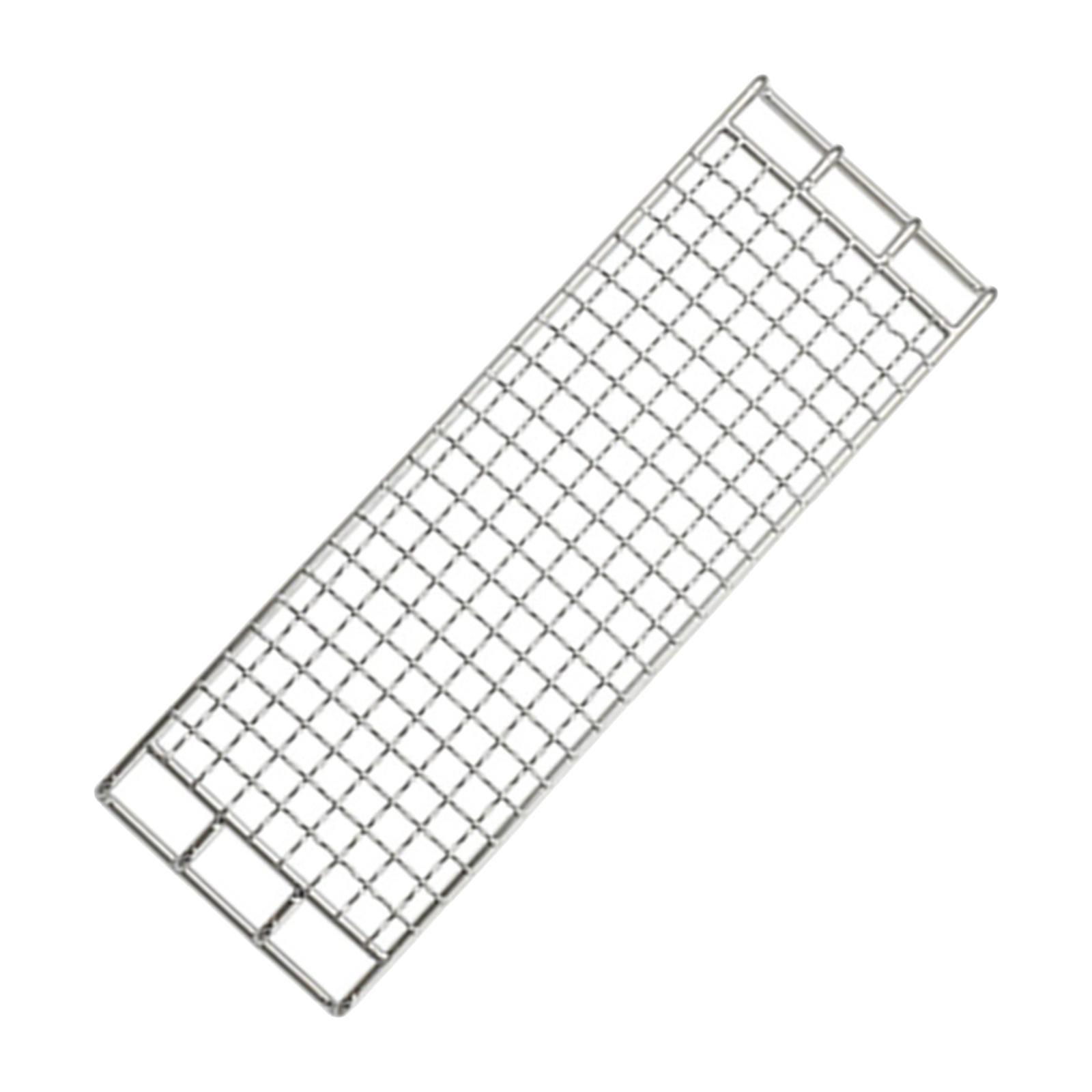 2pcs Barbecue Grill Net Grilling Basket Grid Grate Mesh Rack Outdoor Camping