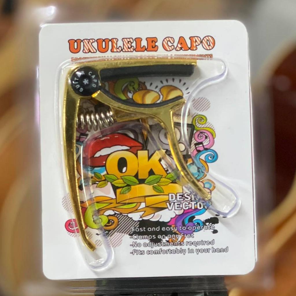 CAPO UKULELE ROCK MUSIC VÀNG GOLD / SILVER / HỒNG ROSE GOLD