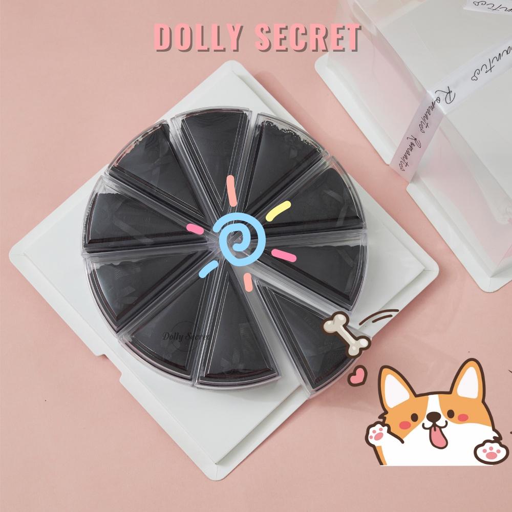 Set 10 quần lót Đen Huyền Bí DOLLY SECRET - SEELIPS BIRTHDAY CAKE quà tặng độc đáo B08