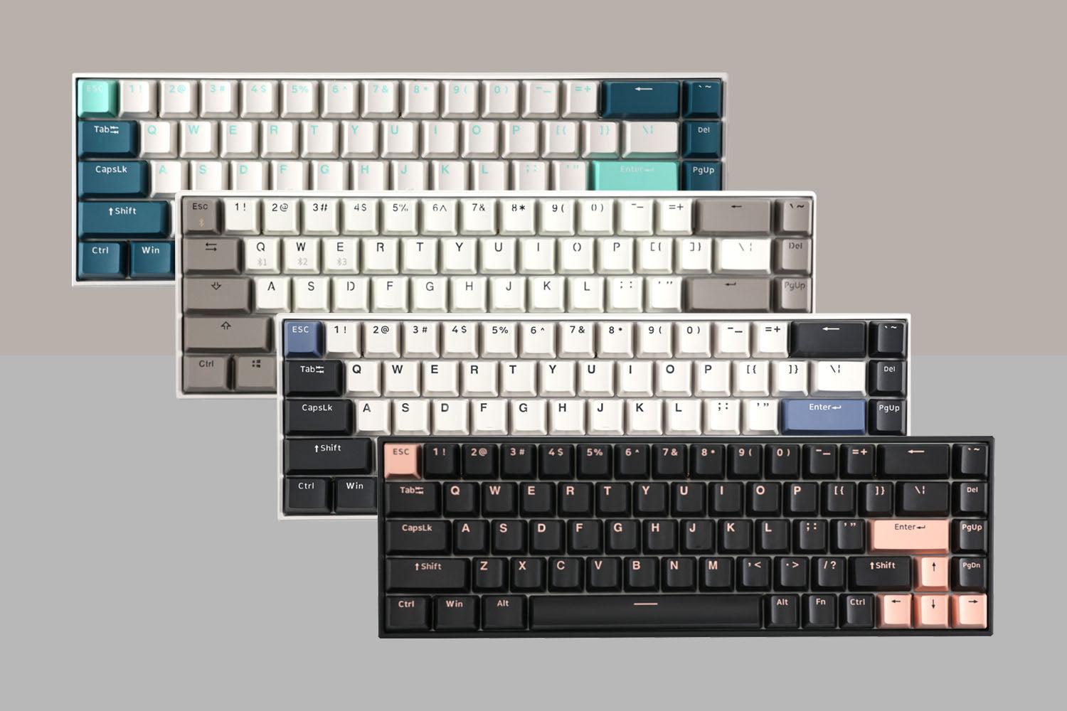 Bàn phím máy tính FL-Esports F12 RGB (White and Grey/Cool Mint/White and Black/Black Ovilian)_Mới, hàng chính hãng