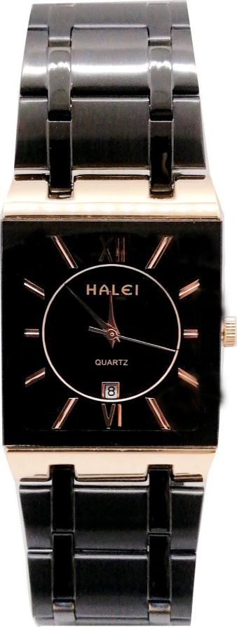 Đồng hồ Nam Halei - HL564 Dây đen Mặt đen