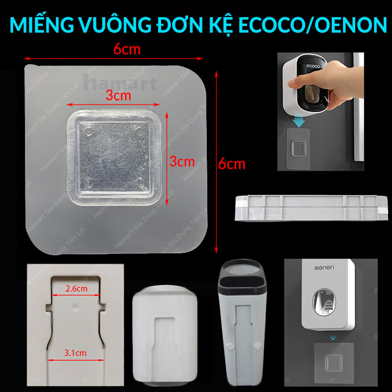 15 Mẫu Miếng Dán Dự Phòng Kệ Nhà Tắm Hamart Móc Sơ Cua Giá Kệ Ecoco Oenon Siêu Dính Tường