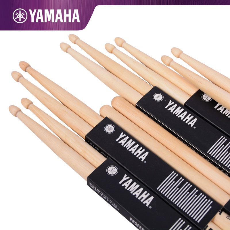 Bộ dùi trống/ Drumsticks/ Drumstick - Yamaha 5A - Gỗ Phong/ Chi Phong/ Chi Thích - Màu gỗ tự nhiên - Hàng chính hãng