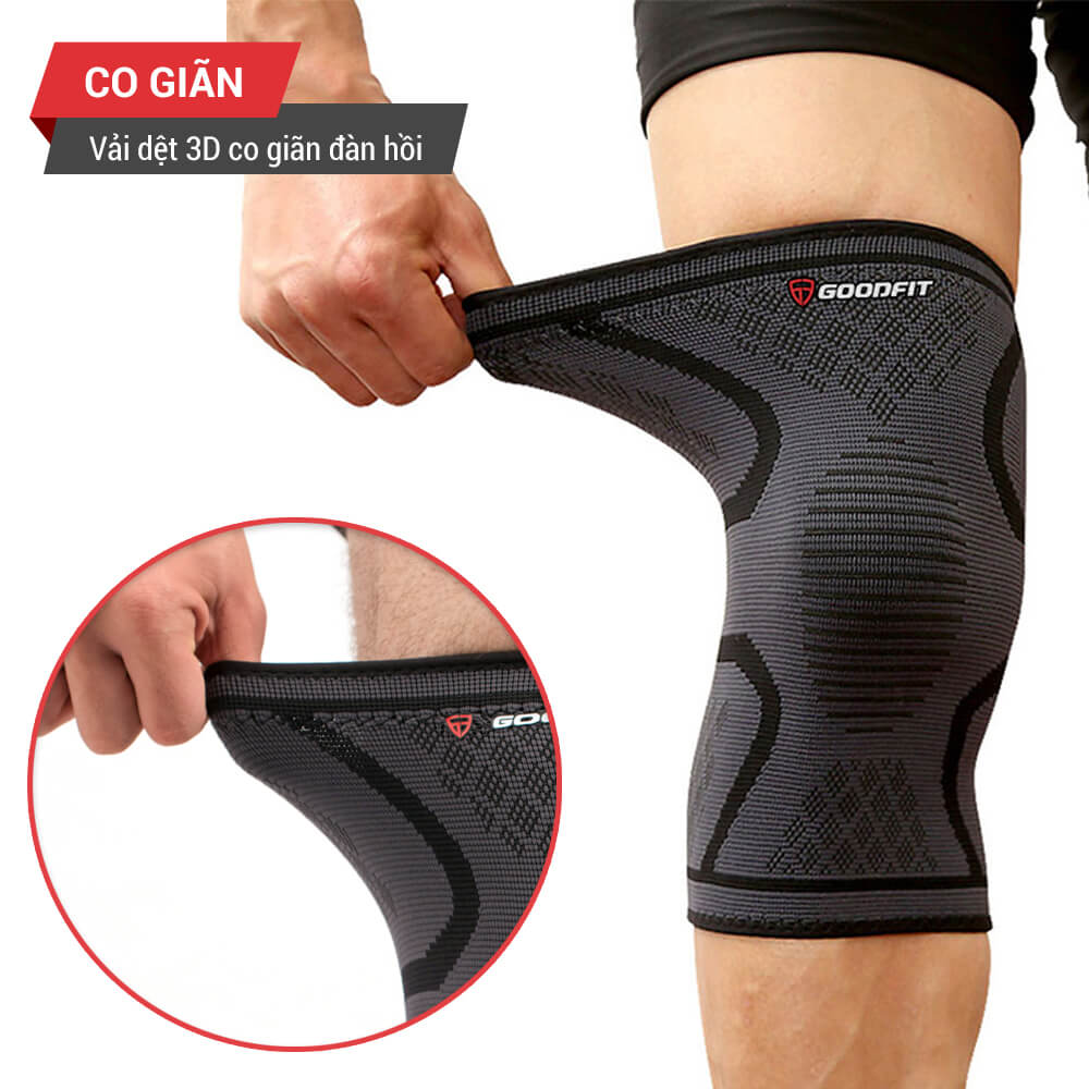 Băng gối, bọc gối thể thao đàn hồi GoodFit GF518K