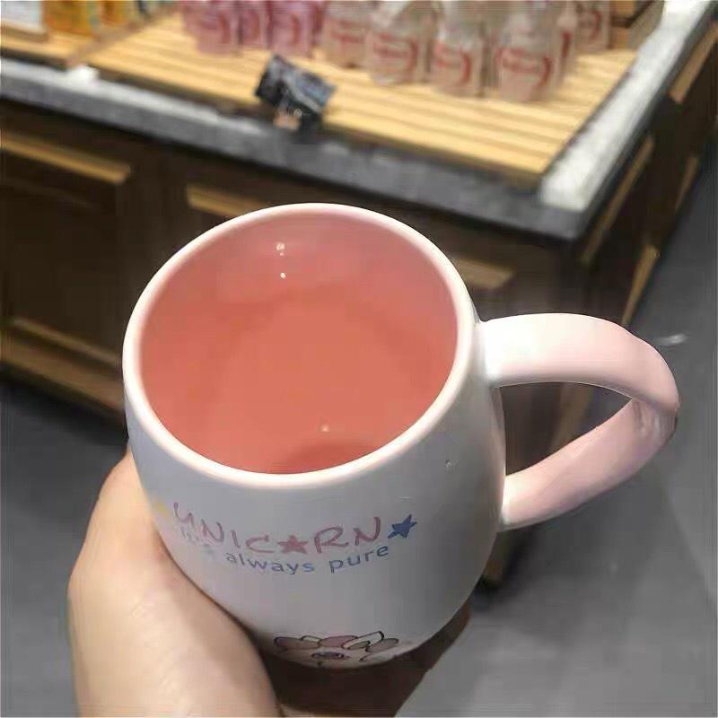 Cốc gốm sứ/ ly sứ cao cấp hình kỳ lân độc đáo, phù hợp văn phòng, quà tặng ý nghĩa