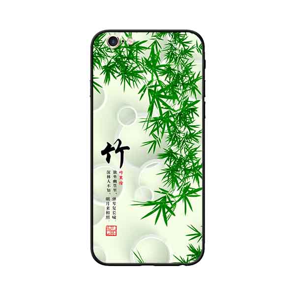 Ốp Lưng in cho iPhone 6 Plus/6s Plus Mẫu Tranh Nền Tre - Hàng Chính Hãng
