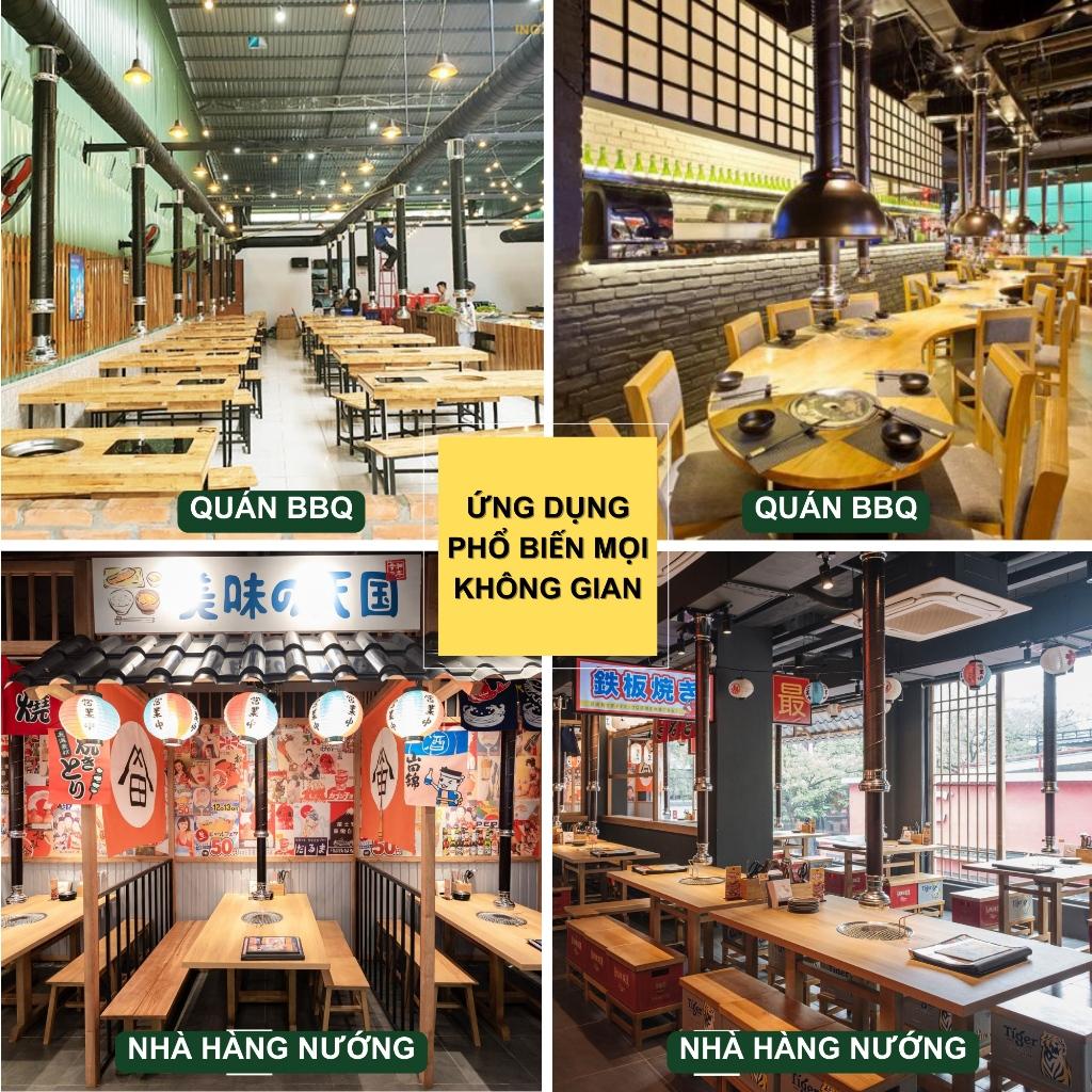 ASIA GREEN - Ống Gió Tròn Xoắn, Lưu Thông Không Khí, Tôn/inox Mạ Kẽm, Độ Dày 0.58mm (Giá bao gồm VAT)