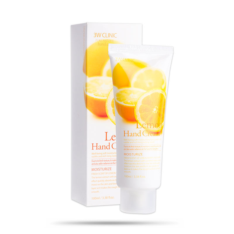 Kem Dưỡng Da Tay Hương Chanh 3W Clinic Lemon Hand Cream 100ml