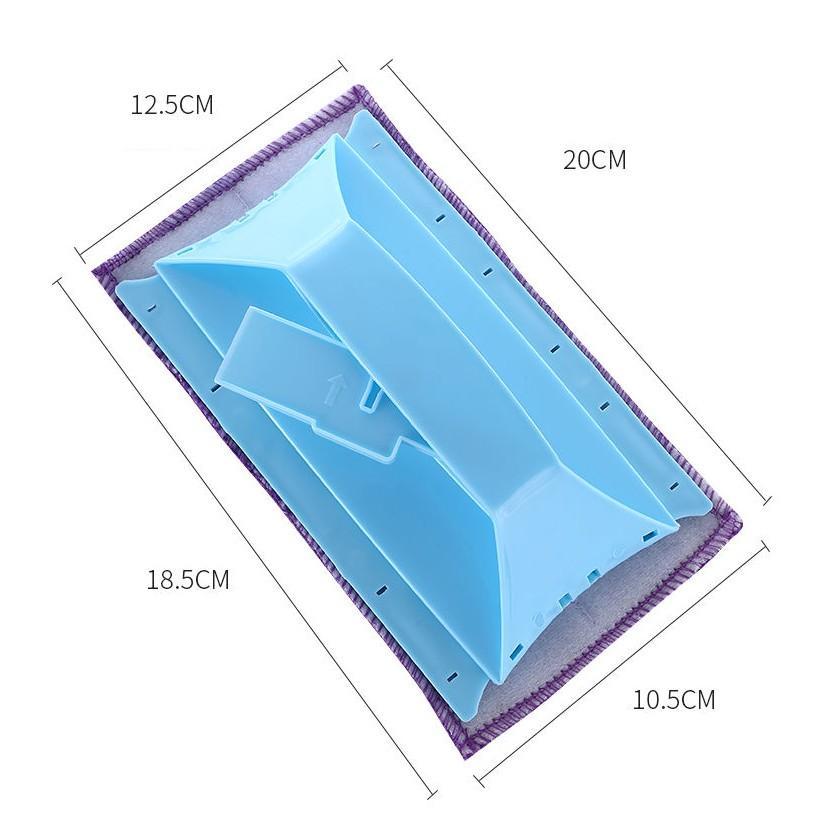 Dụng Cụ Vệ Sinh Đường Ray Cửa Kính Tặng Kèm 1 Miếng Khăn Bông Lau