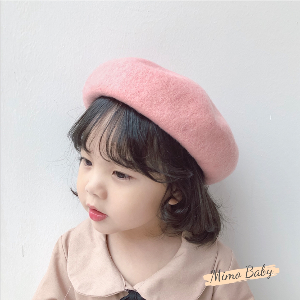 Mũ nồi dạ kiểu dáng basic style Hàn Quốc MN259 Mimo Baby