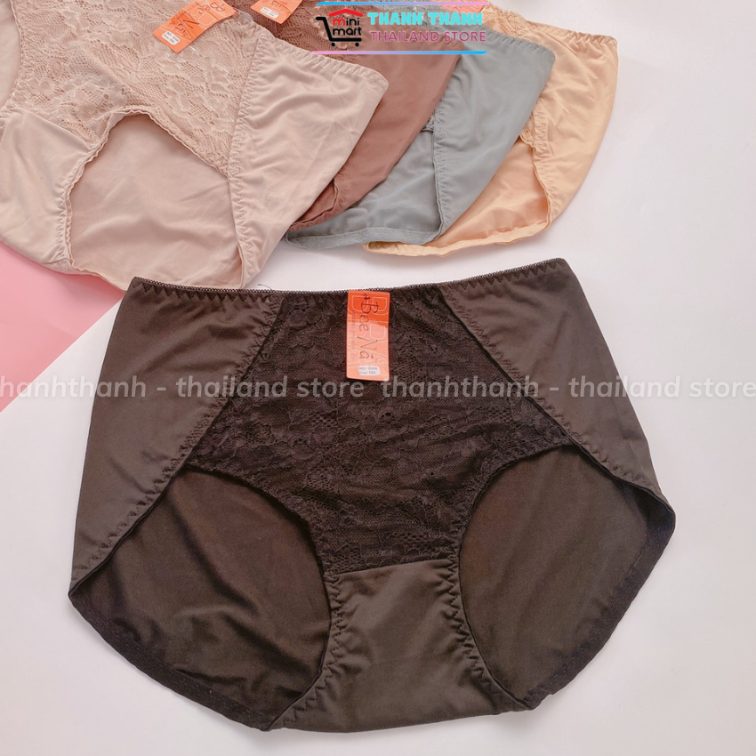 Quần lót ren thun lạnh cao cấp Bee Na Thái Lan 056 chất vải mềm mại, nhiều size