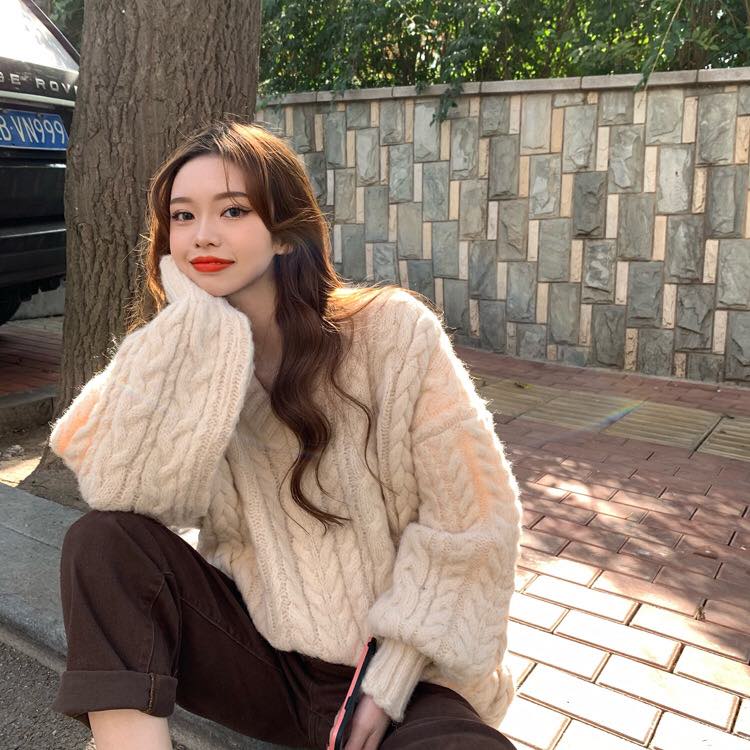 Áo sweater len lông siêu mịn dày ấm áp - Hàng cao cấp