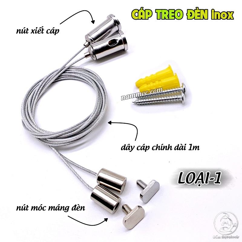 Bộ Cáp Treo Đèn LED  || Cáp Treo Đèn Thuỷ Sinh, Đèn Máng Dân Dụng, Đèn Công Trình