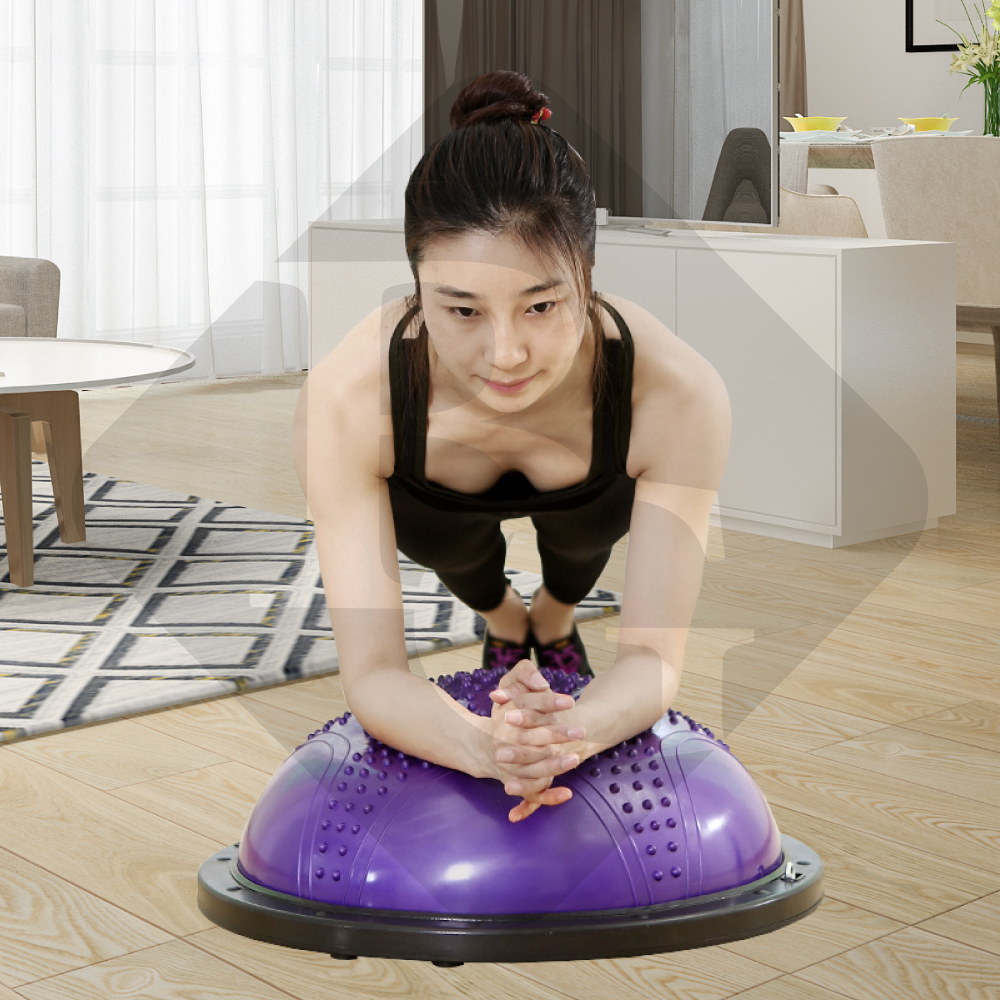 BG Bóng tập YOGA bóng thăng bằng,Bosu Bóng Tập Cân Bằng Bosu tập thể dục,Bóng đẹp Yoga Tại Nhà Cao Cấp ( hàng nhập khẩu)