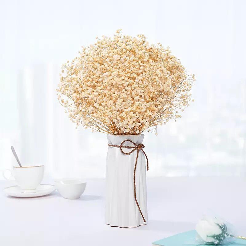Hoa Khô - Bó 100g Hoa Baby Bloom Tuyệt Đẹp Phong Cách Vintage Trang Trí Nhà Cửa, Làm Hoa Cưới