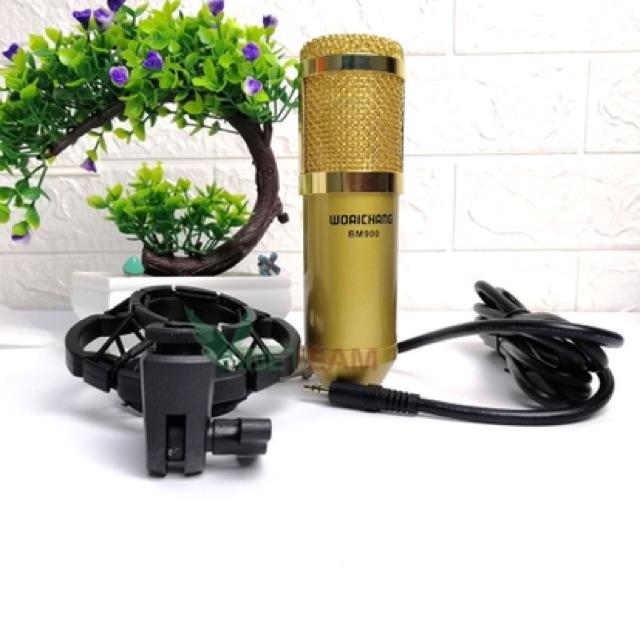 Combo mic thu âm livstream BM 900 và suondcard K10 cực đỉnh