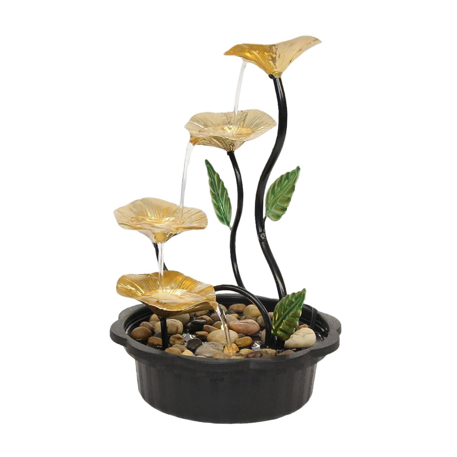 Electric Table Top Water Fountain for Zen Yoga Meditation Living Room Home