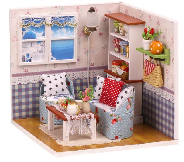 Mô hình nhà gỗ búp bê DIY - Warm Memories M004