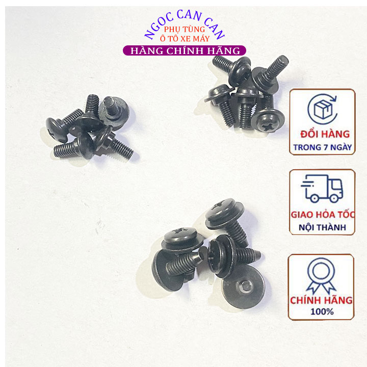 Bộ 75 ốc dàn áo ốc lục cho xe Honda gồm 9 loại khác nhau