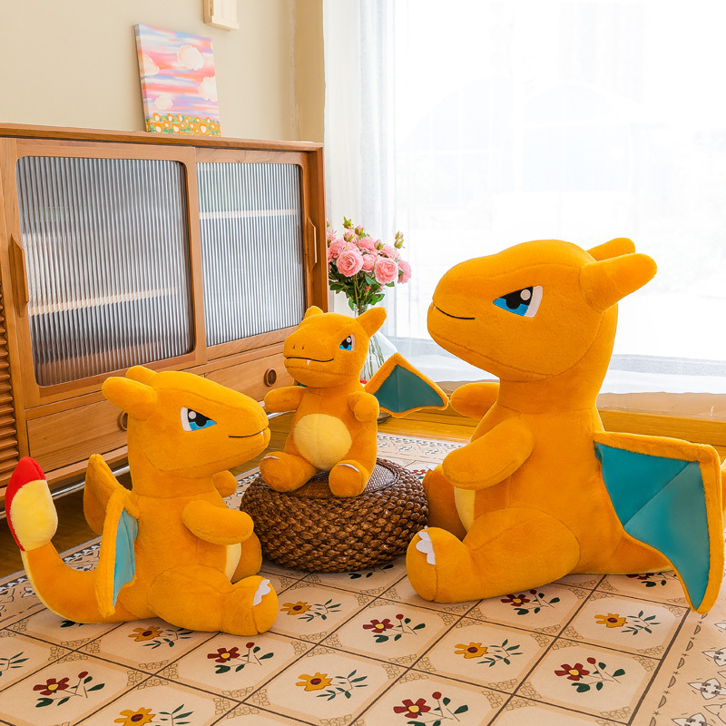 Gấu bông pokemon rồng lửa Mega Charizard mẫu mới mềm mịn siêu hot (20cm---&gt;70cm) hàng xịn cao cấp, an toàn cho người sử dụng