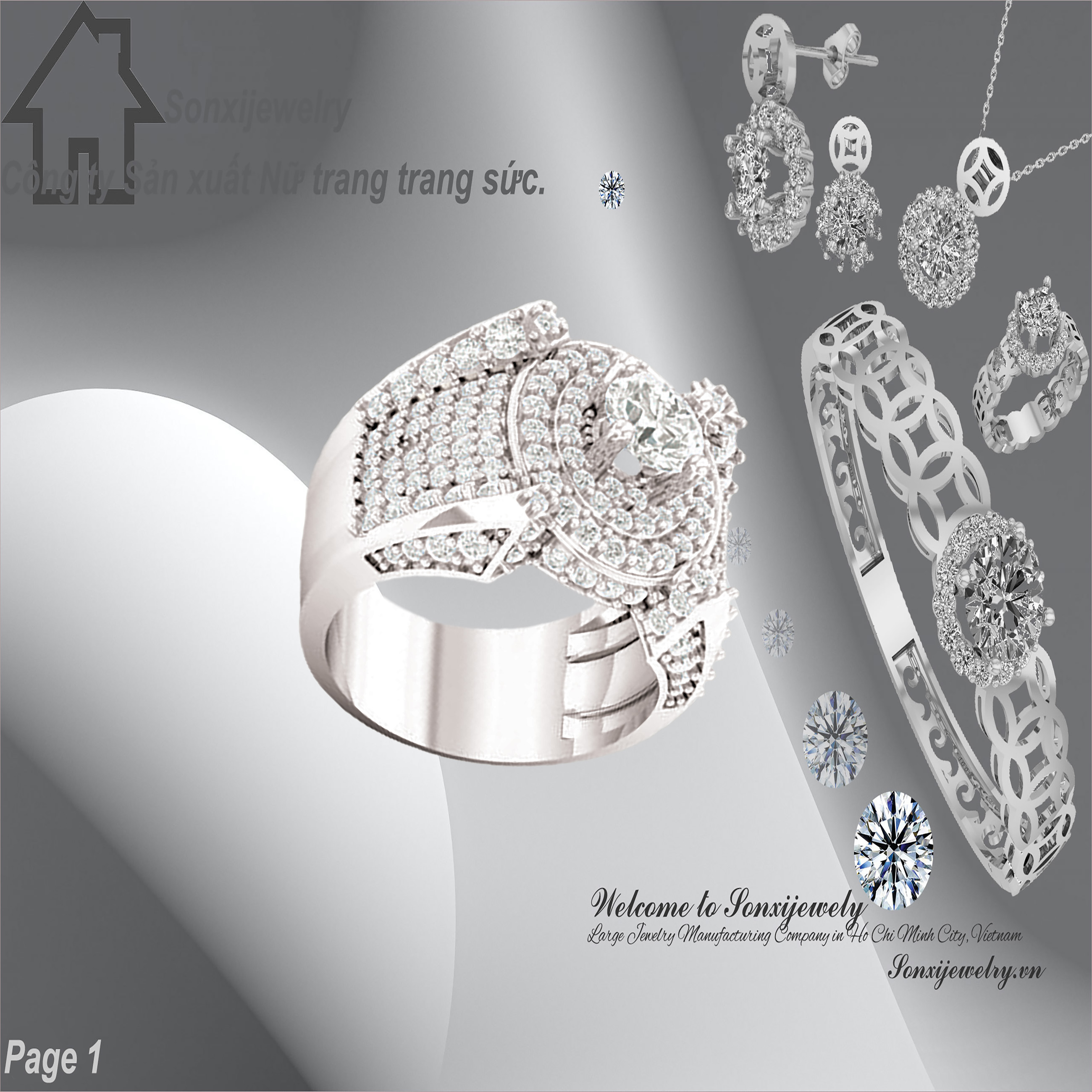 NHẪN NỮ MẠ VÀNG MẪU ĐẸP 103