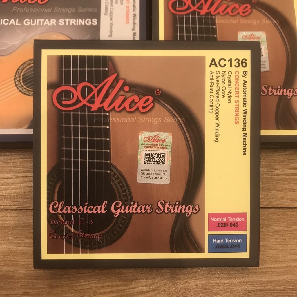 AC139 Classical Guitar String Set, Bộ dây guitar nylon cao cấp Alice AC139