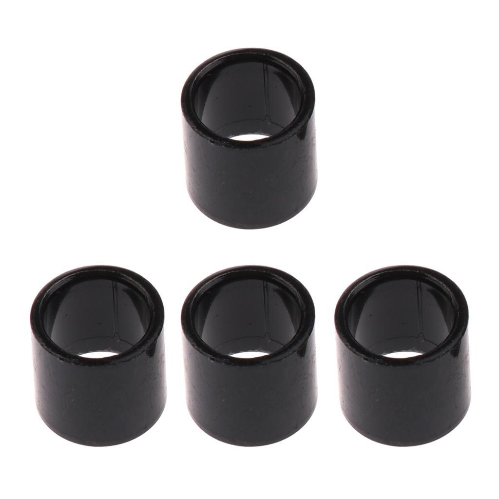 12 Pieces Metal Longboard Skateboard Bearing Spacers Hardware Accessories 10mm x 10mm