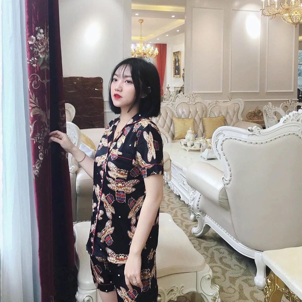 - Album Set Pijama Lụa Satin Ngắn Tay 1