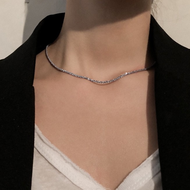 Vòng cổ chocker đơn giản - vòng tay kiểu hàn quốc