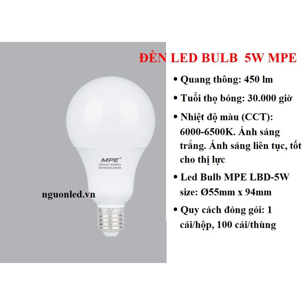 Đèn led bulb 9W/ 5W/ 3W tròn- ánh sáng trắng mpe, giá tốt, (NÊN MUA), chất lượng, uy tín, tiết kiệm điện năng