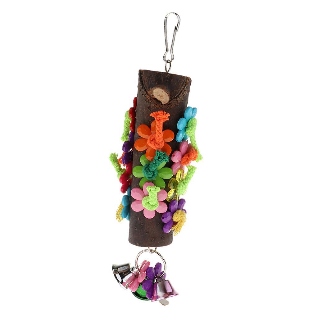 Swing Bite Toy Hanging Cage Chewing Toy for Pet Parrot Birds Chew Climbing