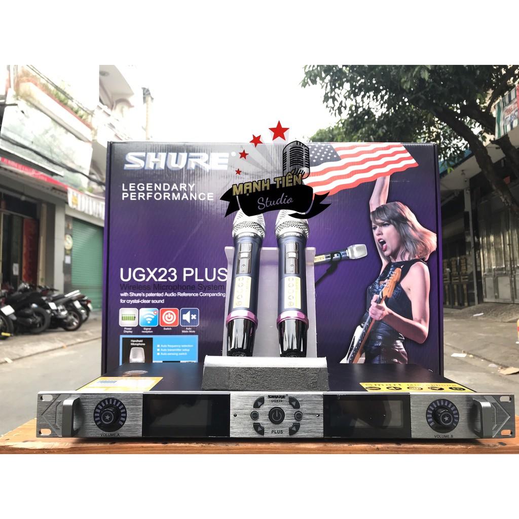 Micro karaoke không dây cao cấp UGX 23PLUS - hàng loại 1 new 2020 chuẩn bảo hành 12 tháng chống hú tốt bắt sóng siêu xa