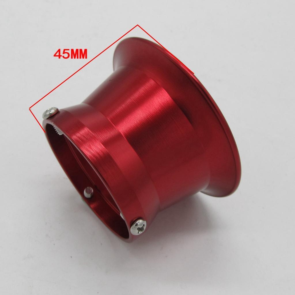 50mm Air Filter Interface Cup for 24/26/28/30mm Motorcycle Carb Red