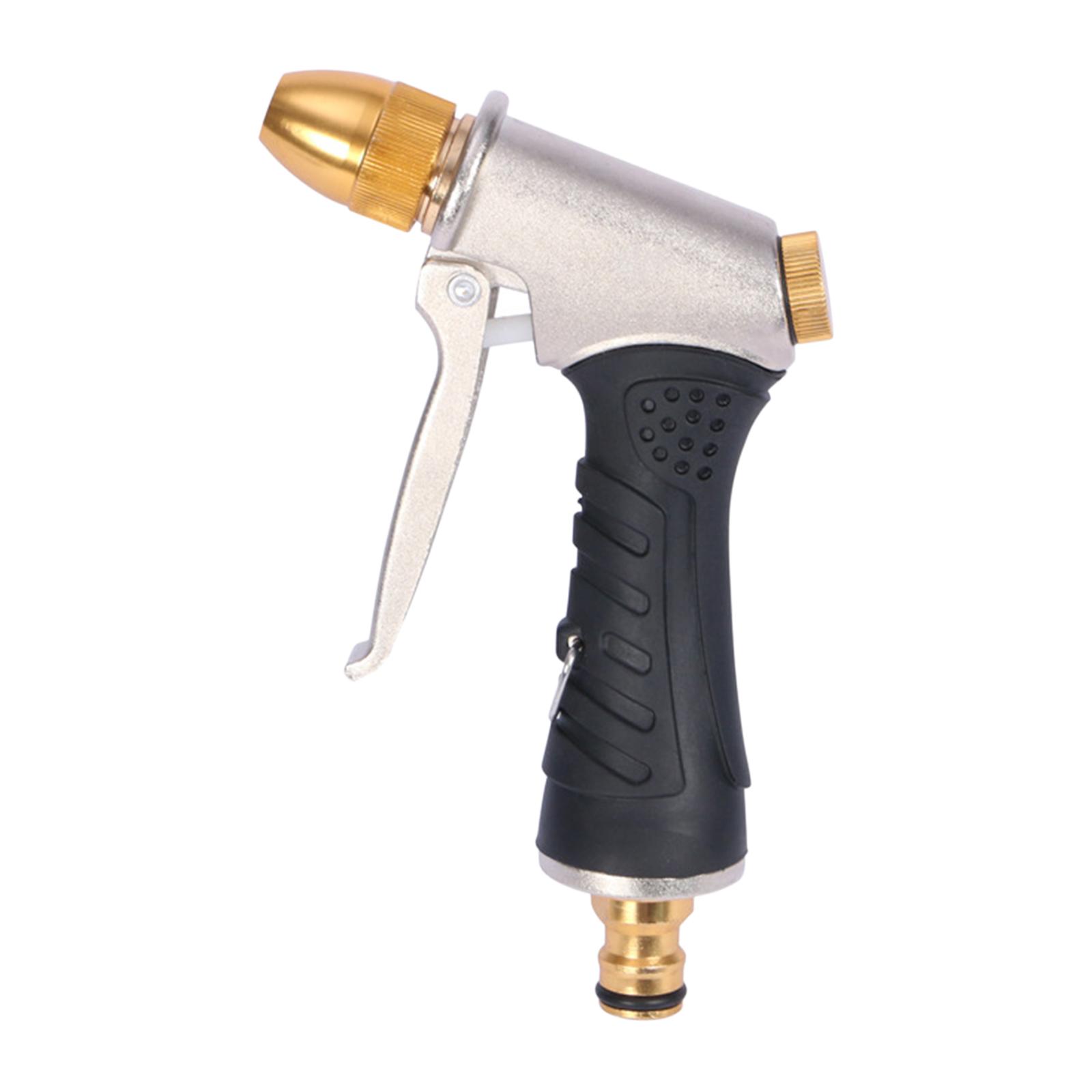 Garden Hose Nozzle Spray Nozzle Brass Heavy Duty Sprayer 4 Spraying Patterns