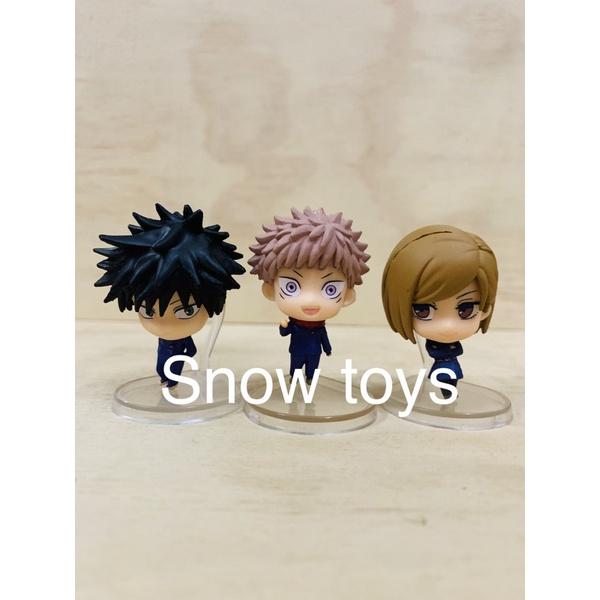 Mô hình Jujutsu Kaisen - Chú thuật hồi chiến - Set 5 nhân vật Itadori Fushiguro Kugisaki Satoru Gojo - Full box- Cao 5cm