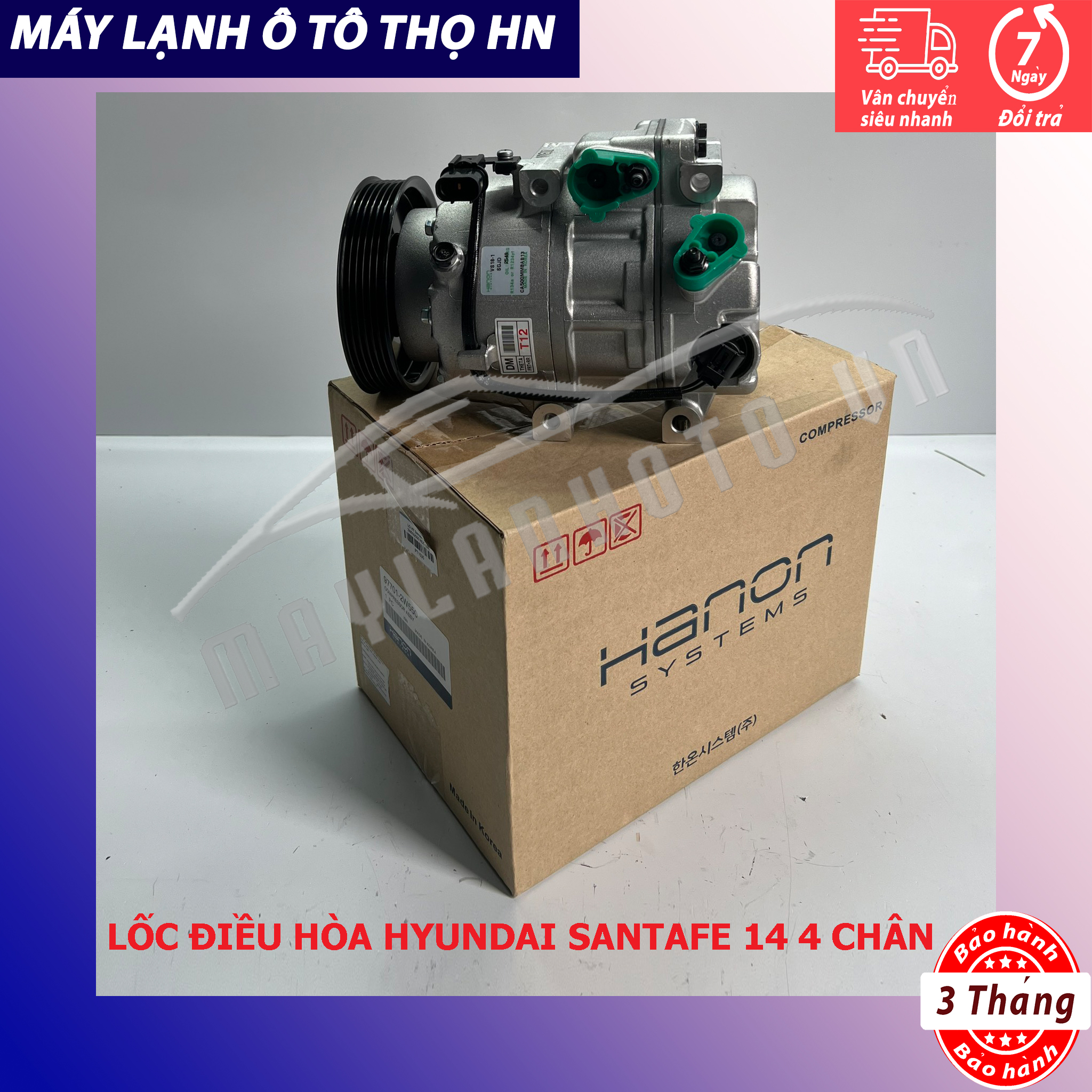 Lốc điều hòa Hyundai Santafe 2012 2013 2014 2015 2016 2017 Hàn Quốc 12 13 14 15 16 17 97701-2W550/500
