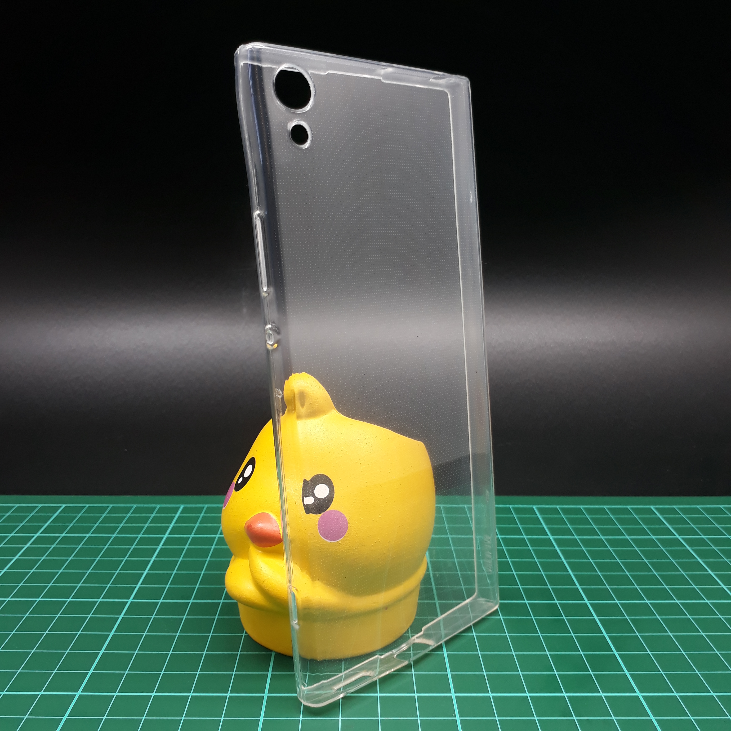 Ốp lưng silicon dẻo trong suốt loại A cao cấp cho Sony Xperia XA1 Ultra