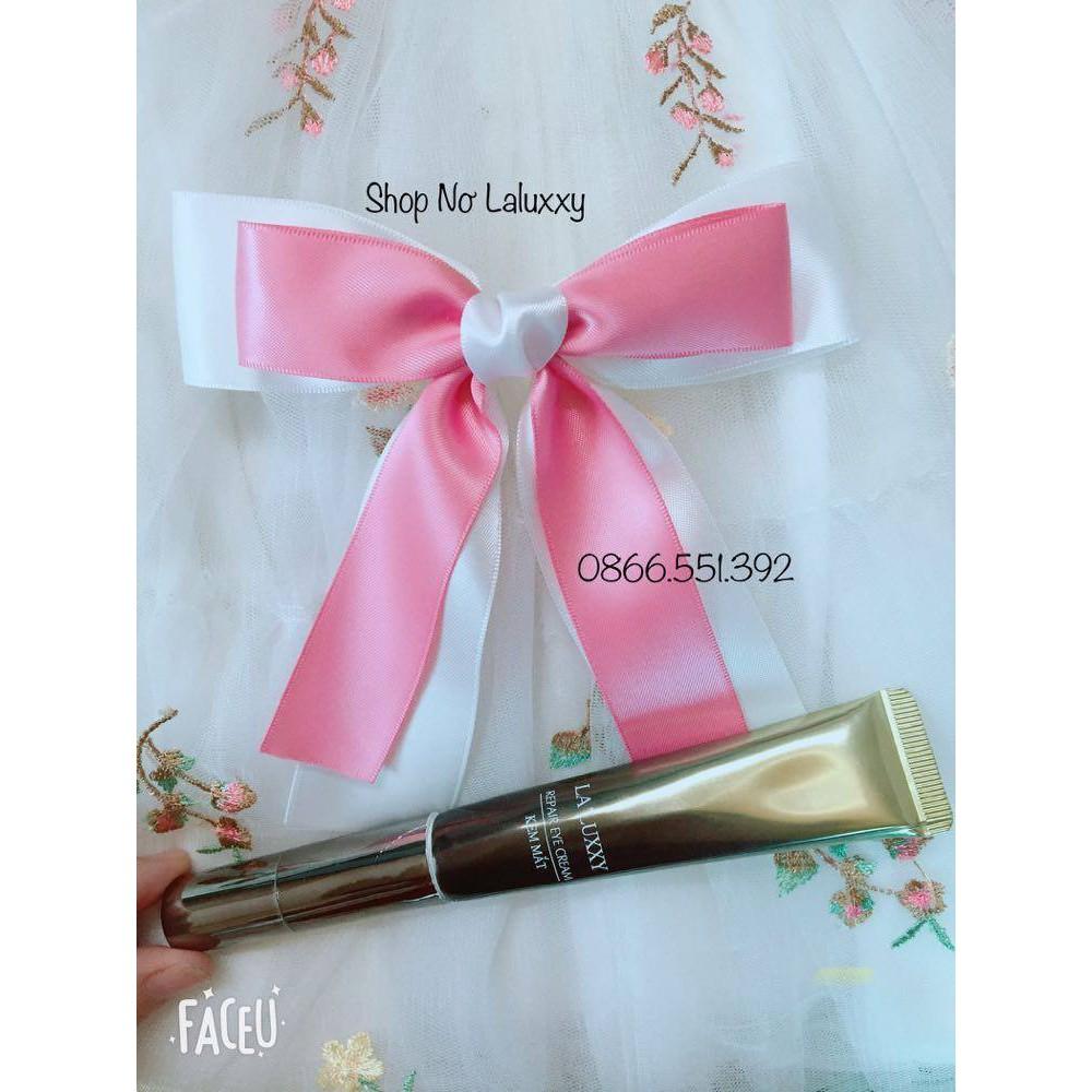 Kẹp tóc nơ satin lụa cao cấp phối màu cực xinh/ cột tóc nơ lụa cao cấp