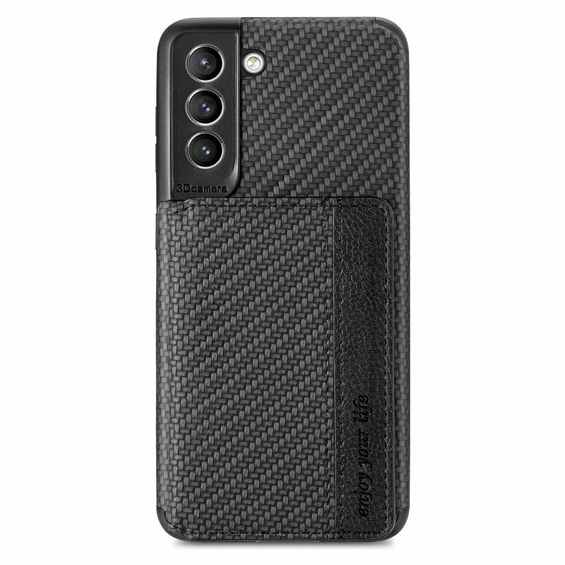 Ốp điện thoại TPU mềm có ví đựng thẻ họa tiết dệt cho Samsung Galaxy A31 A22 A71 A51 A52 A72 A82 5G Note 20 S21 Plus