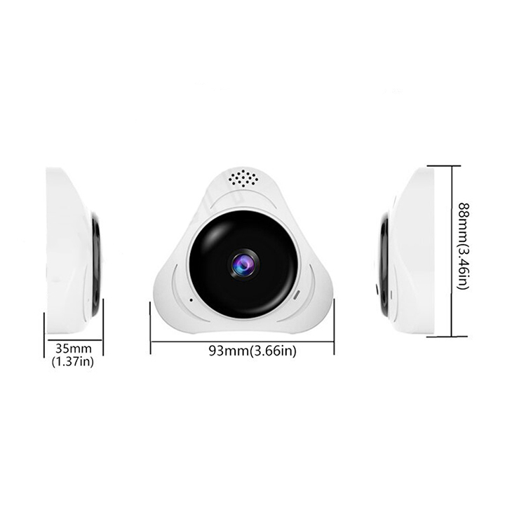 Camera Ốp Trần, Tường Yoosee VR360-A  - Camera Giám Sát Có Cảnh Báo Chuyển Động - Hàng Chính Hãng